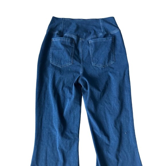 HIGH RISE Bellbottom Flare Jeans Jeggings Size Small - Picture 4 of 8